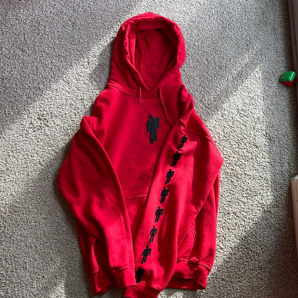 Red, medium, Billie Ellish hoodie